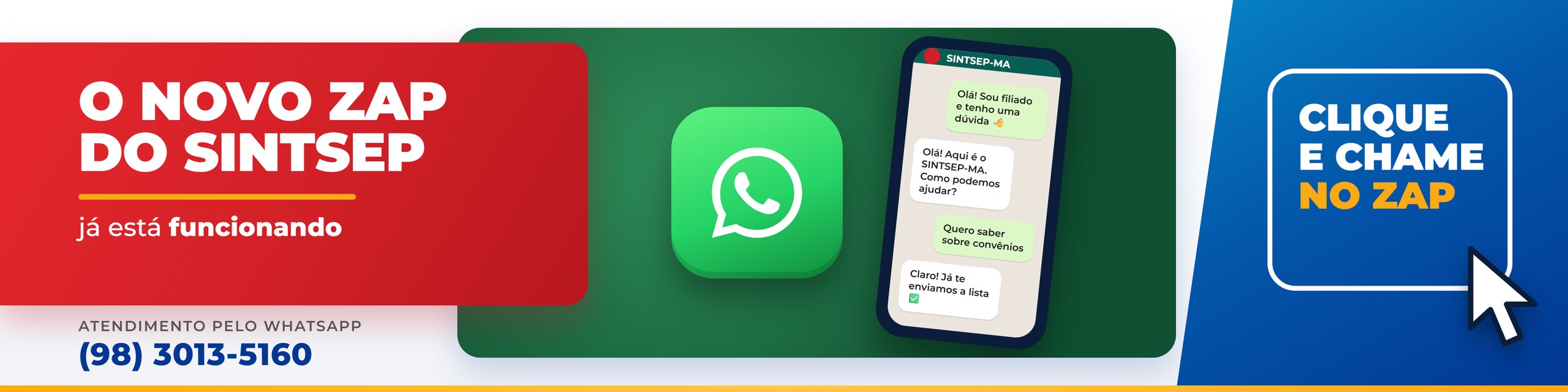 Whatsapp Oficial do SINTSEP Maranhão